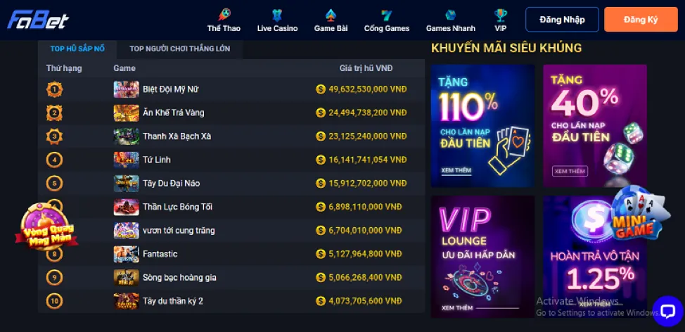 Game Bắn Cá Rồng Vàng B29 Link